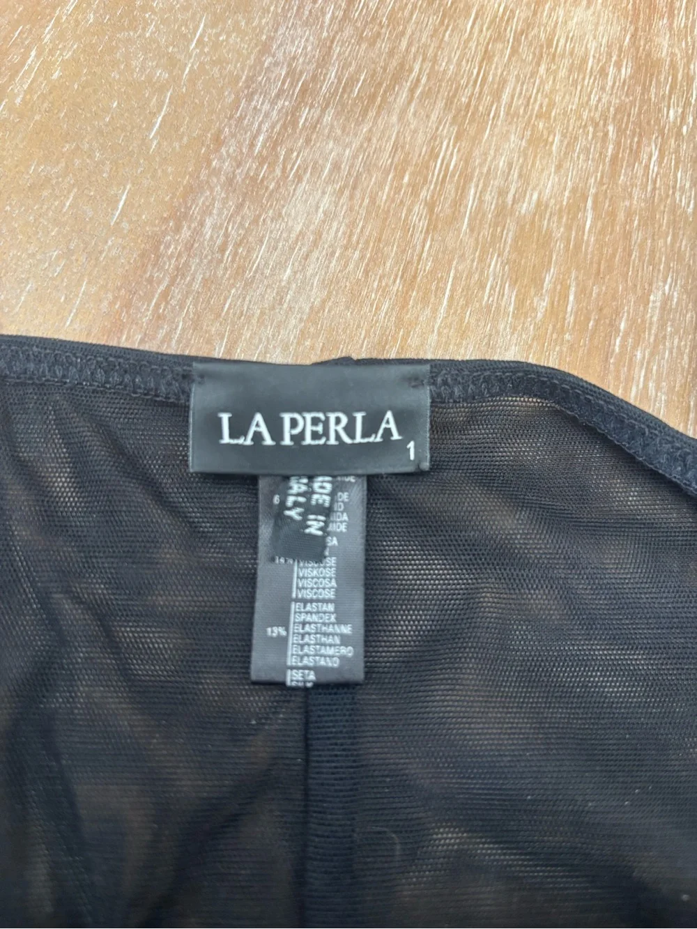 La Perla Black Lace & Satin Chemise